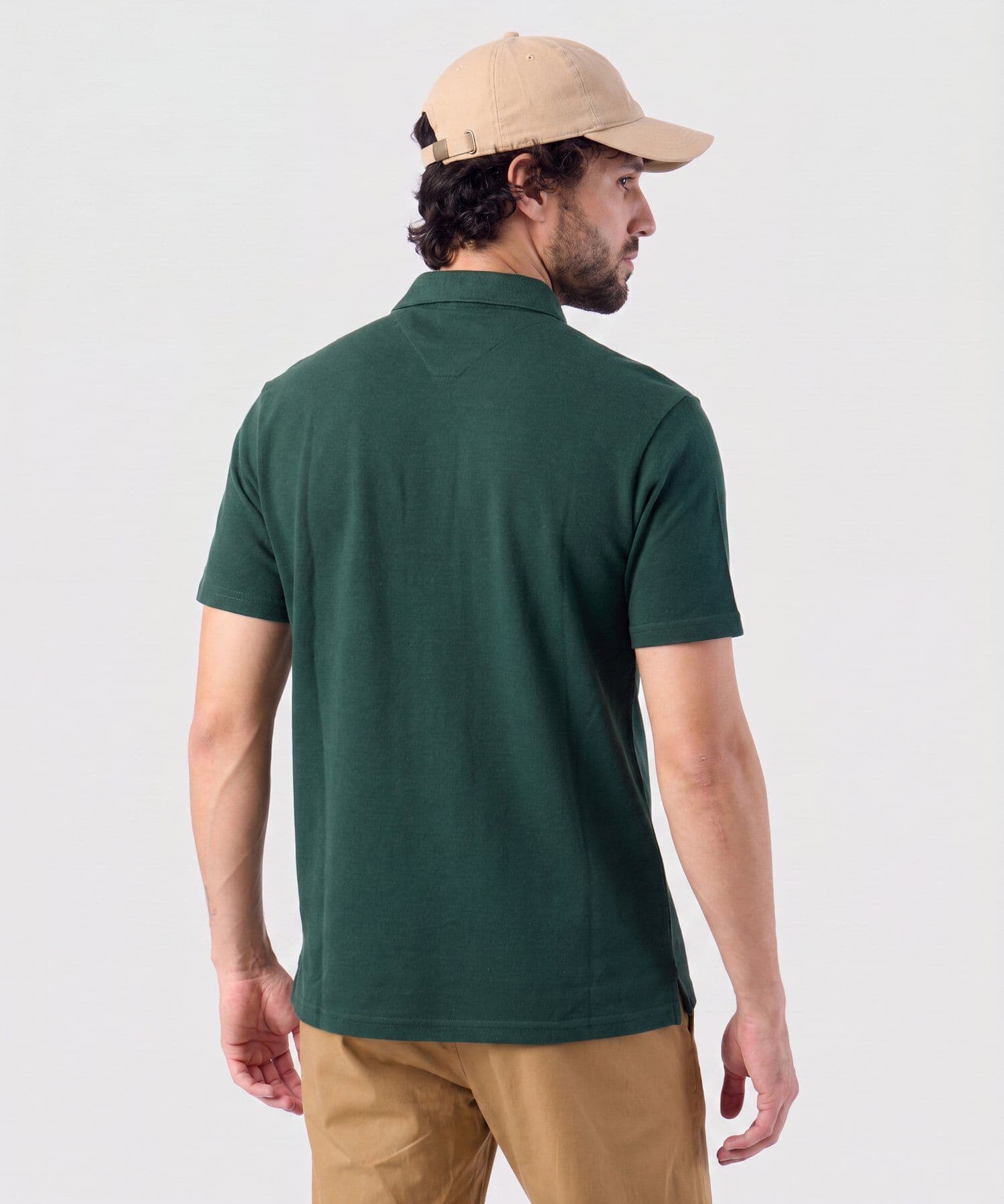 Polo Cobalto Sastre verde oliva para hombre, vista 4