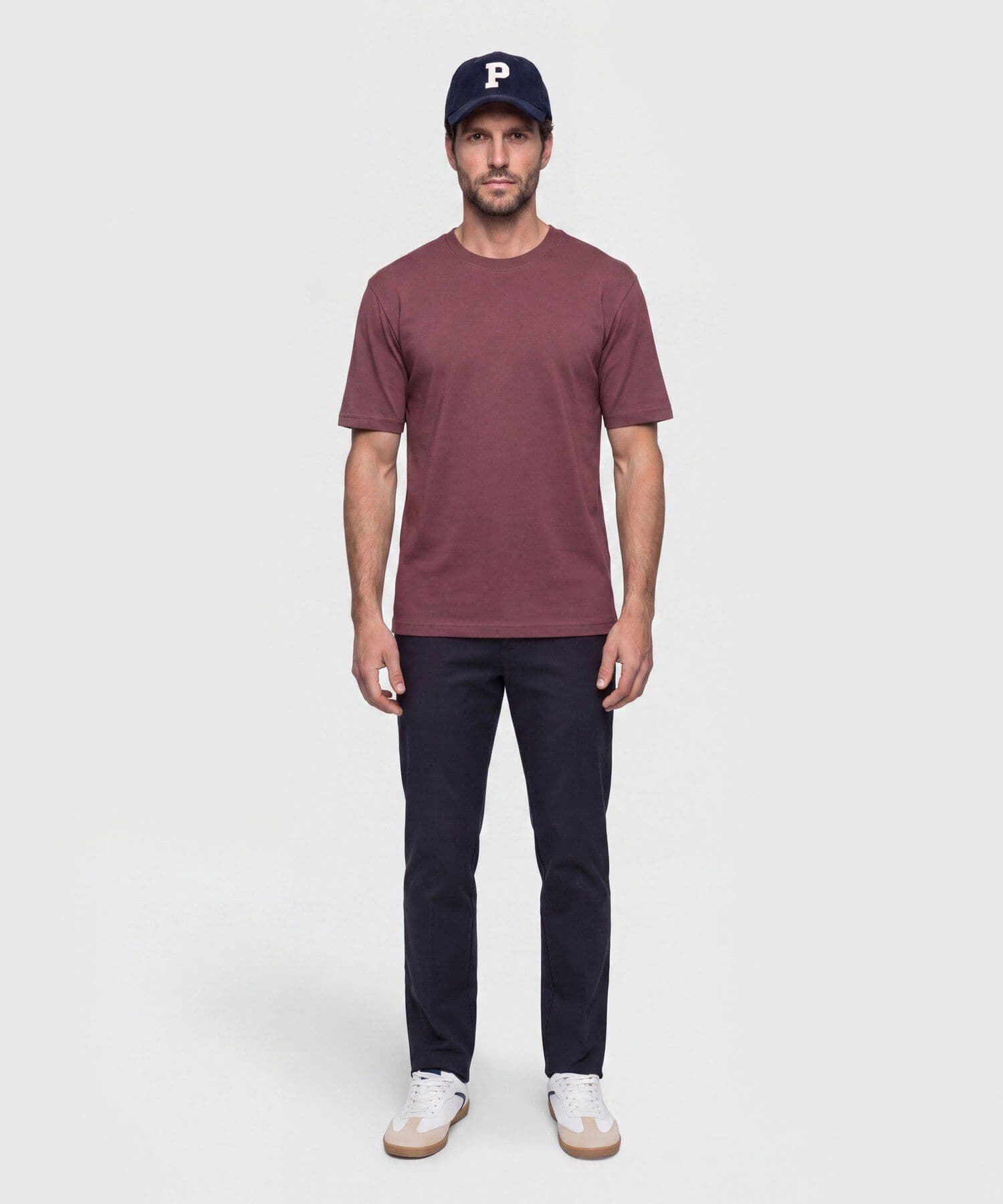 Camiseta Salina Suave café para hombre, vista 2