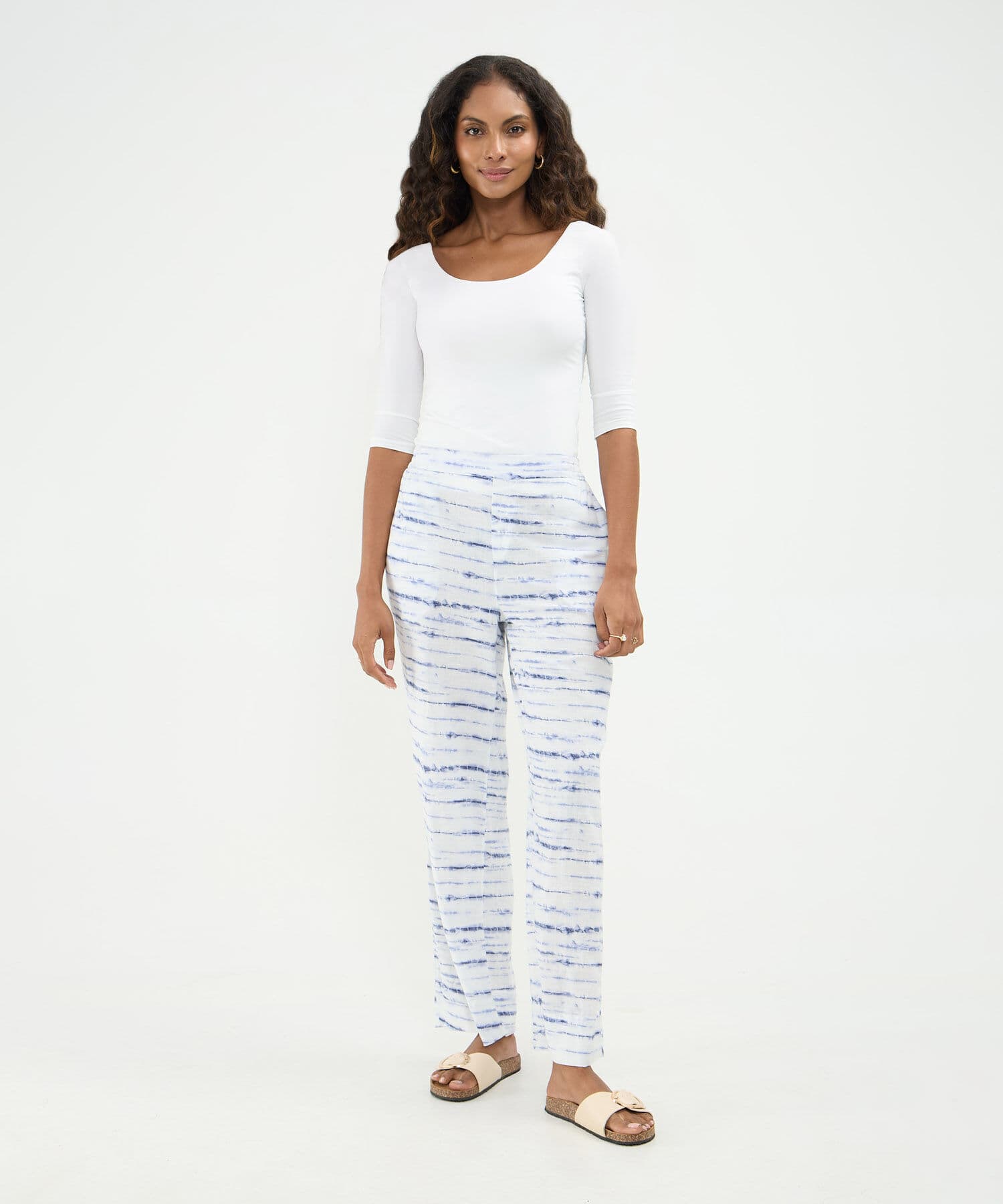 Pantalón Lumbre de Noche azul marino para mujer, vista principal