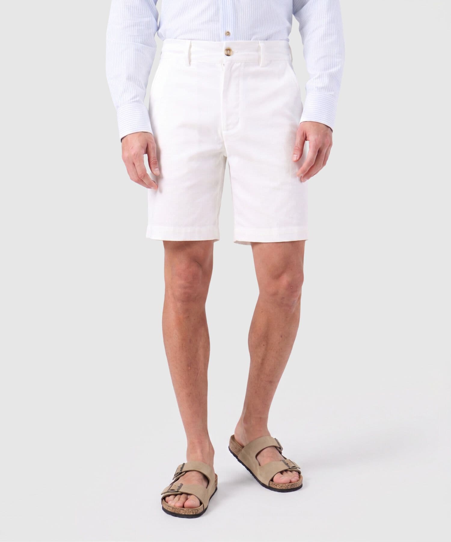 Bermuda Solana Minimalista blanco para hombre, vista principal