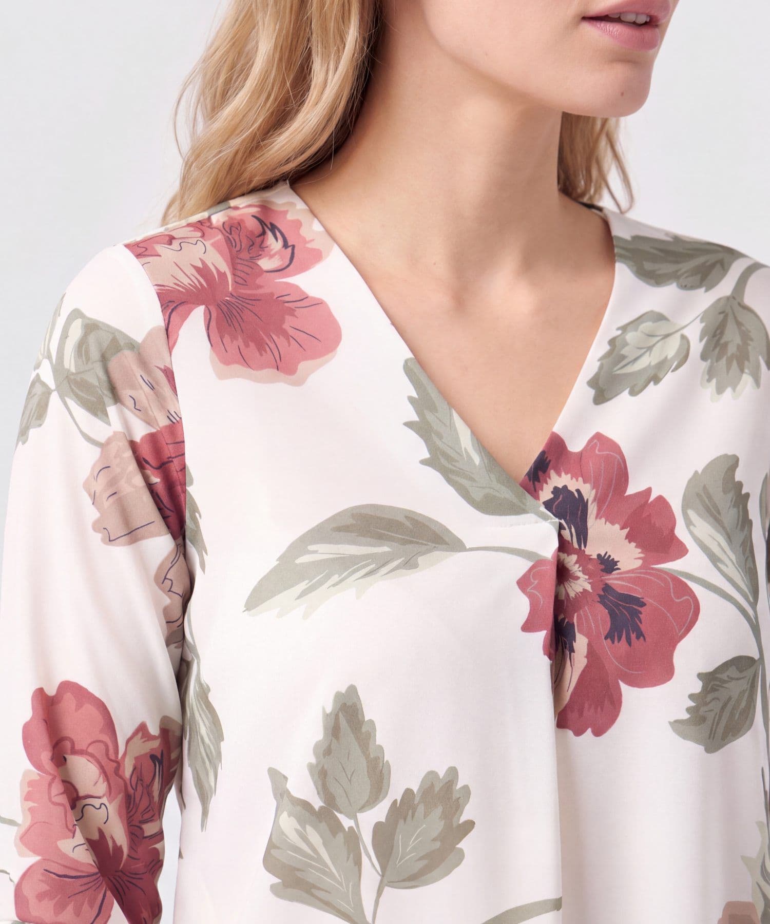 Blusa Violeta Edición Índigo naranja para mujer, vista 3