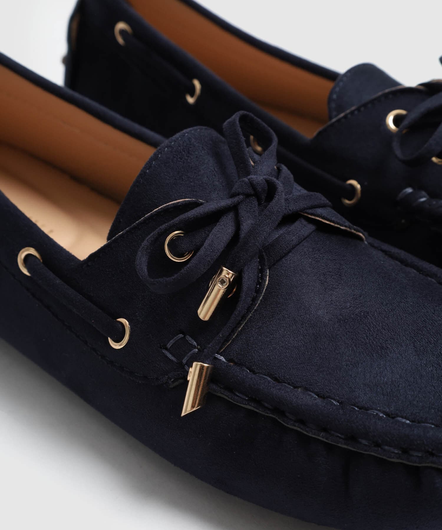 Mocasines Cedro Edición Lino azul marino para mujer, vista 3