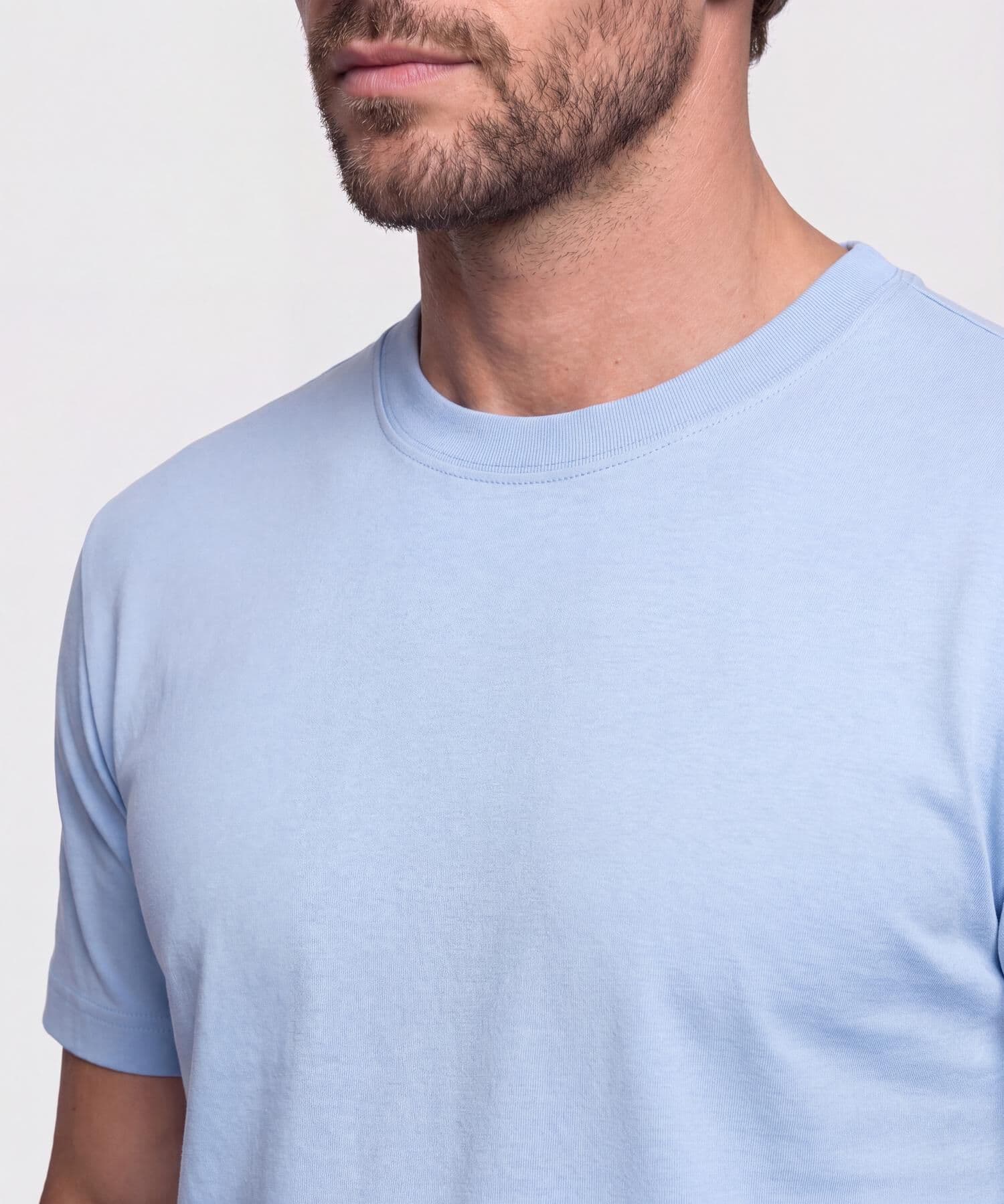 Camiseta Serena Minimalista azul marino para hombre, vista 3