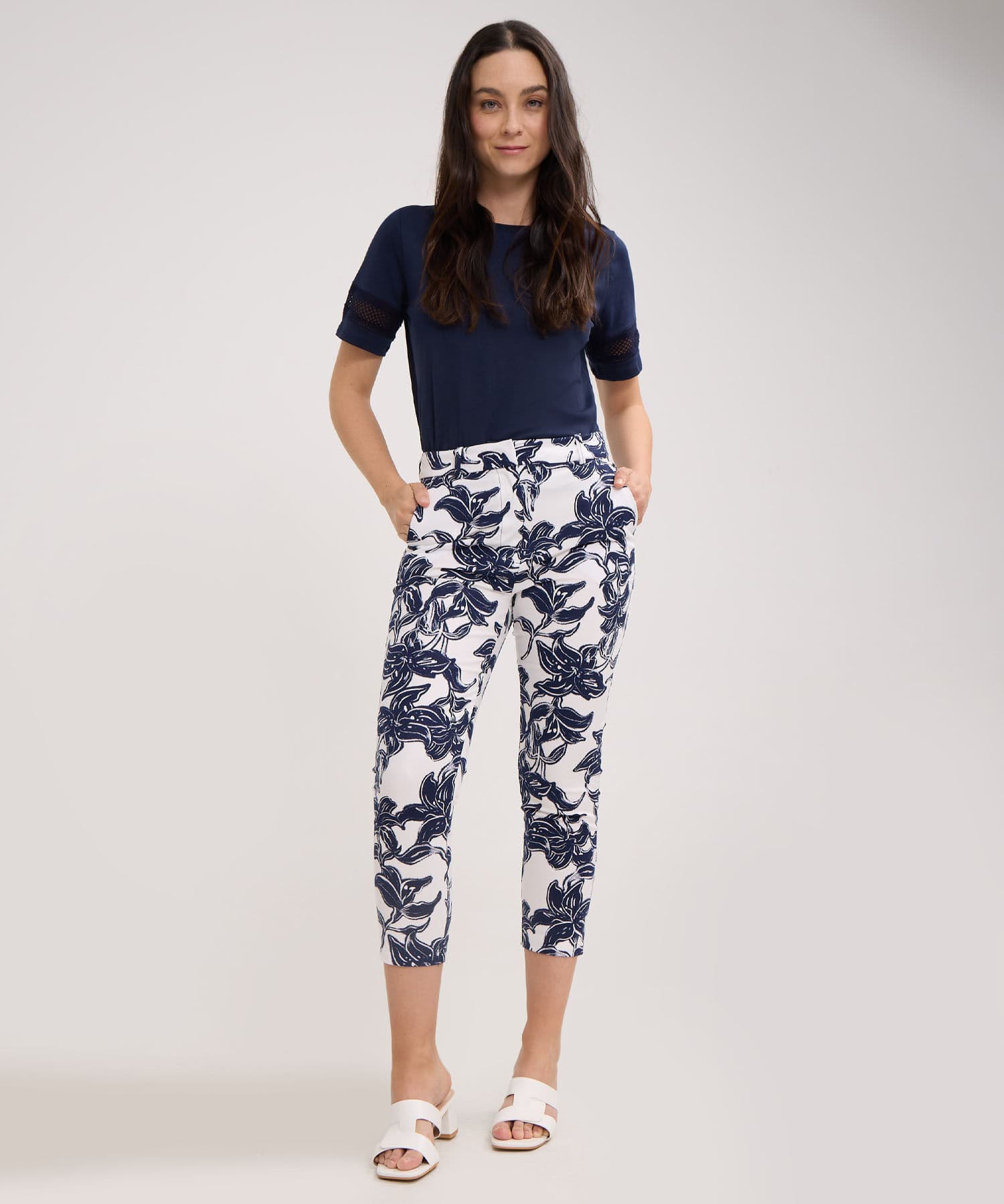 Pantalón Emilia Edición Índigo azul marino para mujer, vista 2