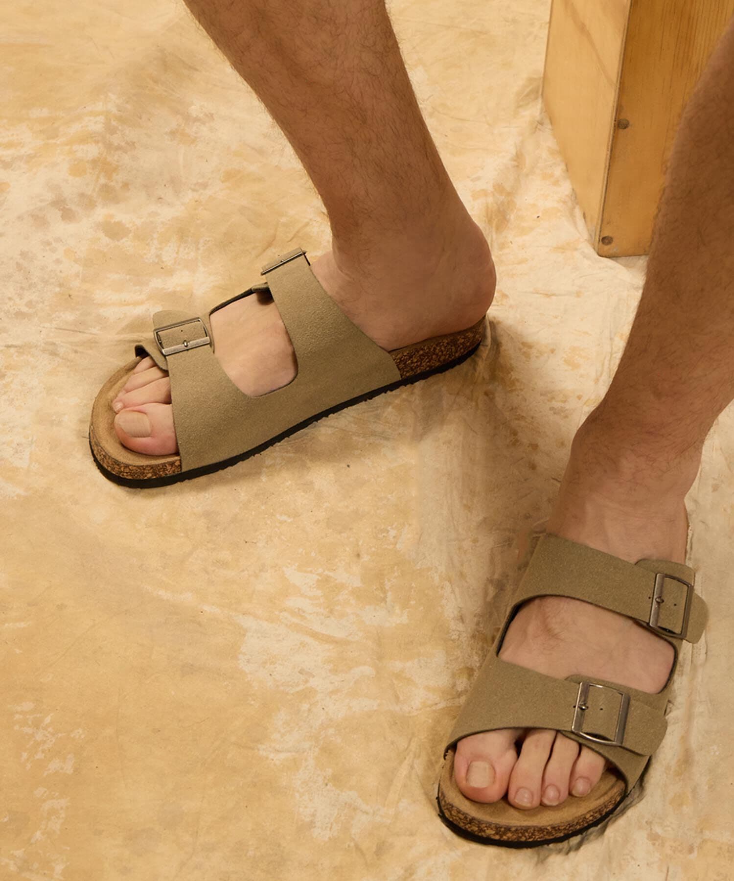 Sandalia Dalia Fluido arena para hombre, vista 2