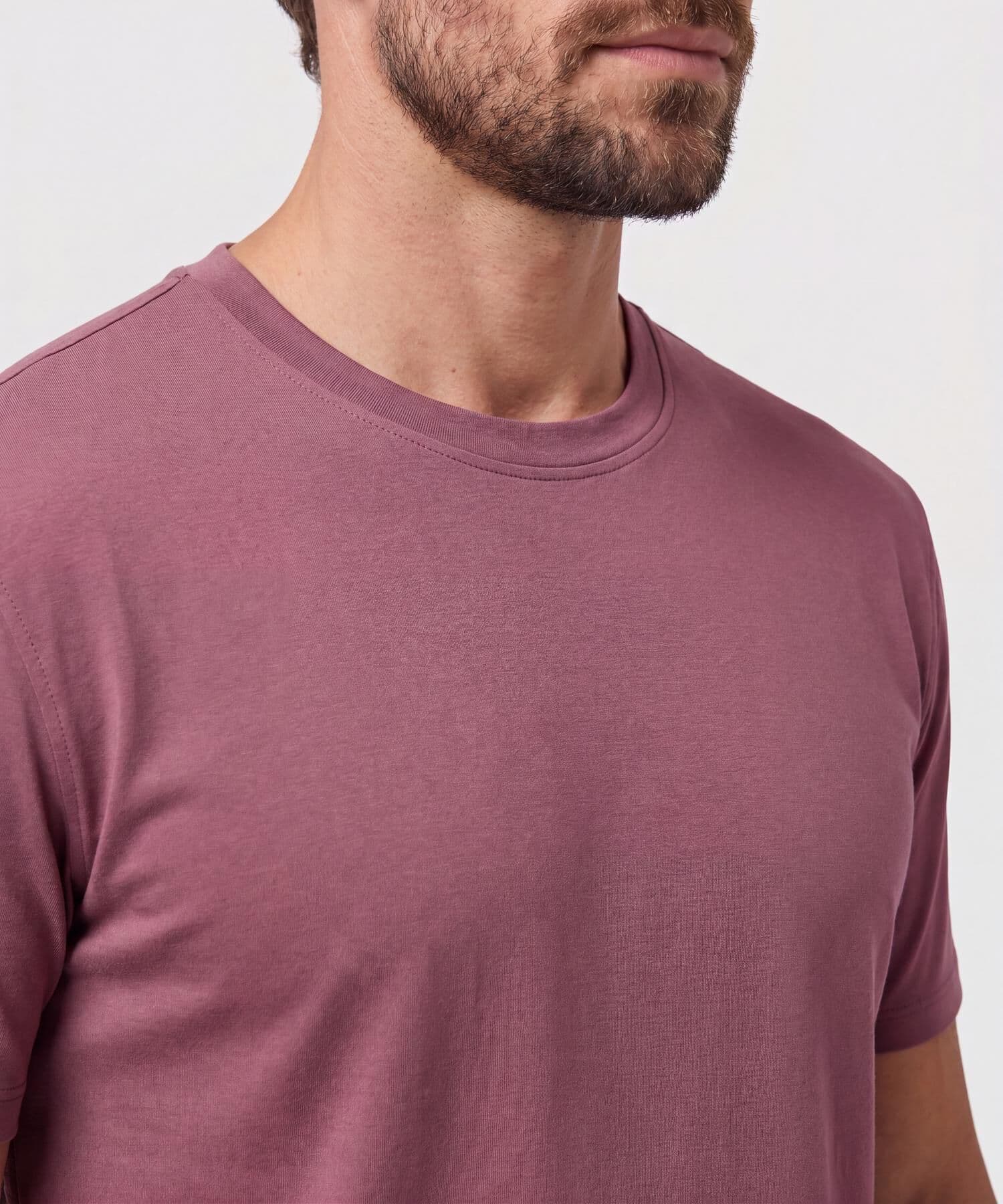 Camiseta Palma Relajado vinotinto para hombre, vista 3