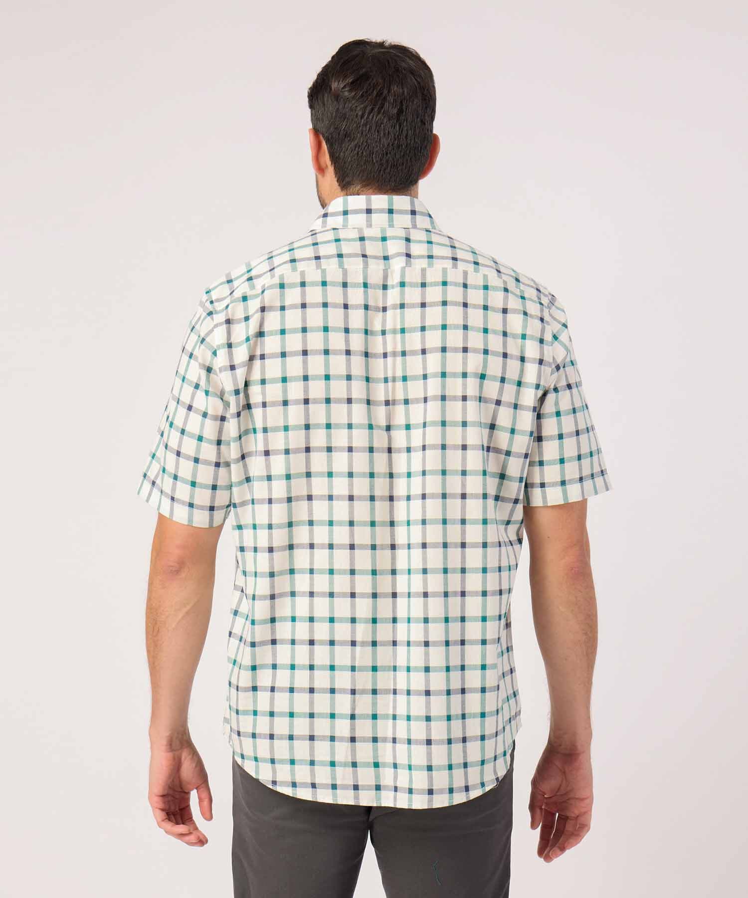 Camisa Laguna Texturizado marfil para hombre, vista 4