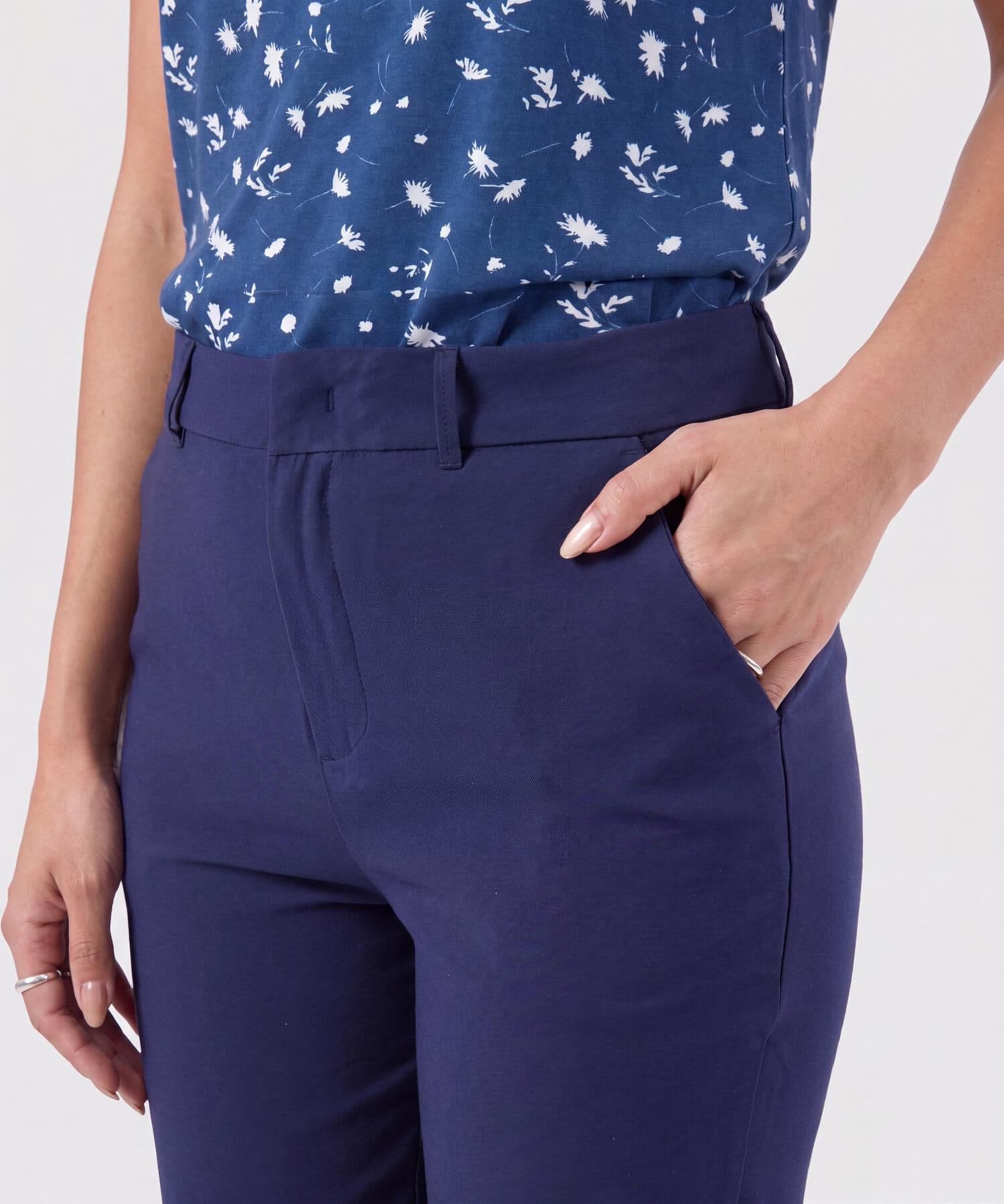 Pantalón Valentina de Ciudad azul marino para mujer, vista 3