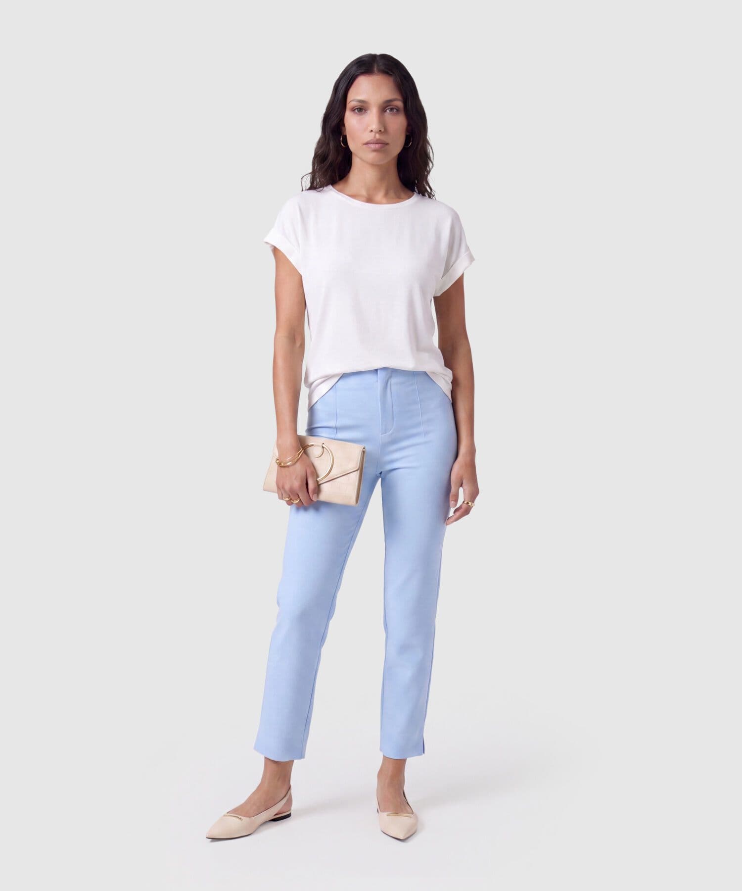 Pantalón Azahar de Viaje azul marino para mujer, vista 2