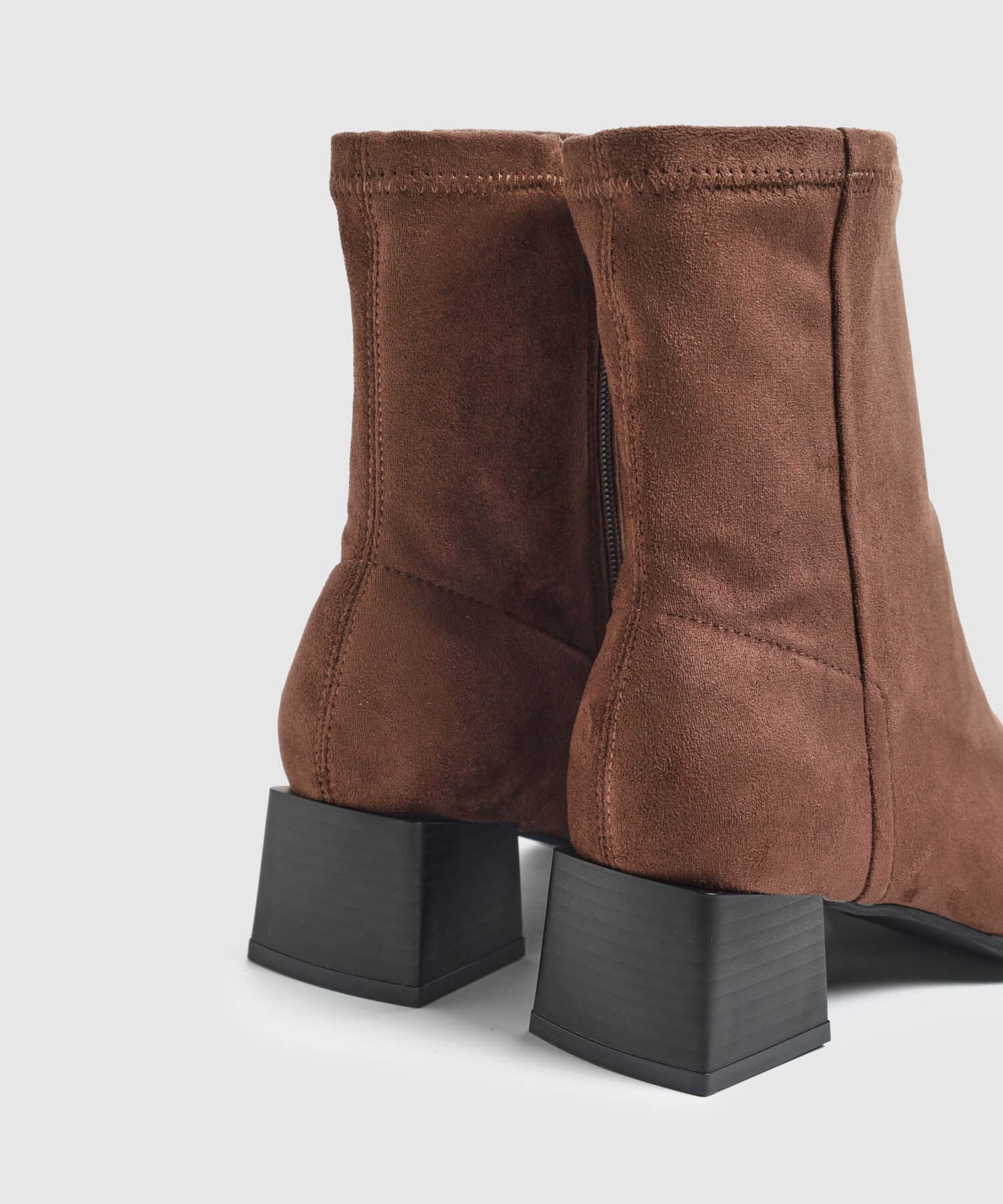 Tacón Selva Relajado café para mujer, vista 4
