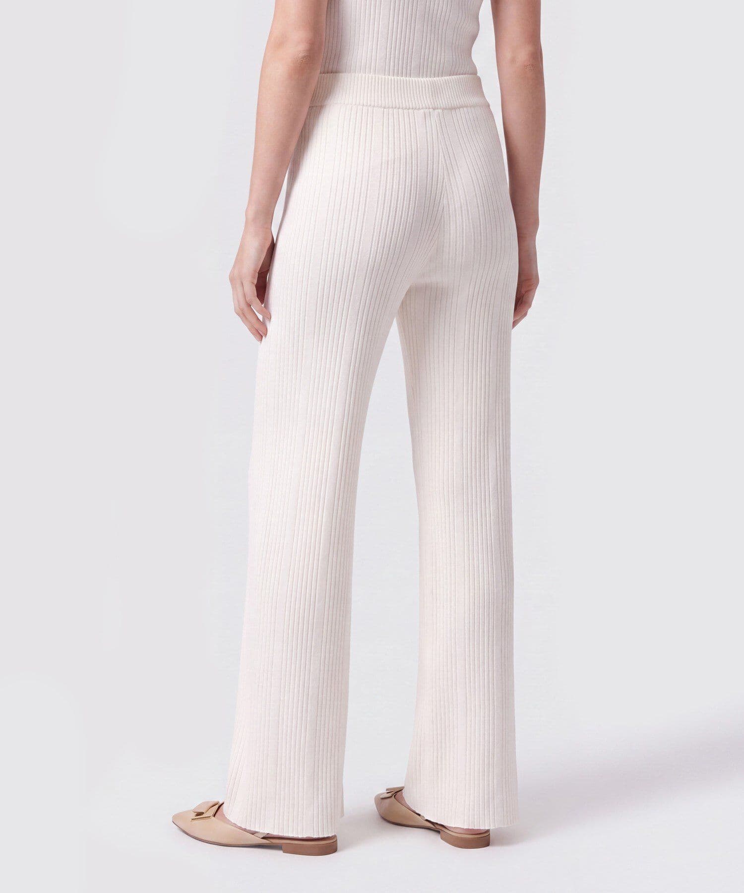 Pantalón Lumbre Edición Lino arena para mujer, vista 4