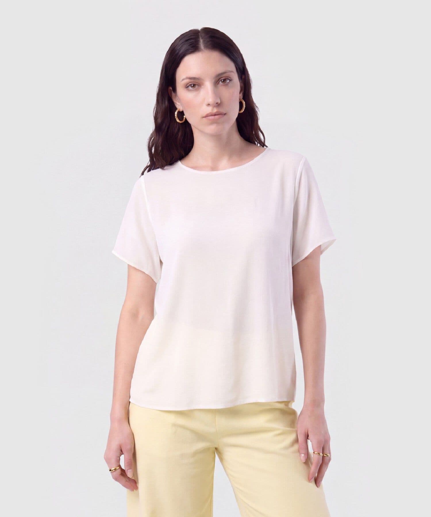 Blusa Oliva Clásico rosa empolvado para mujer, vista principal