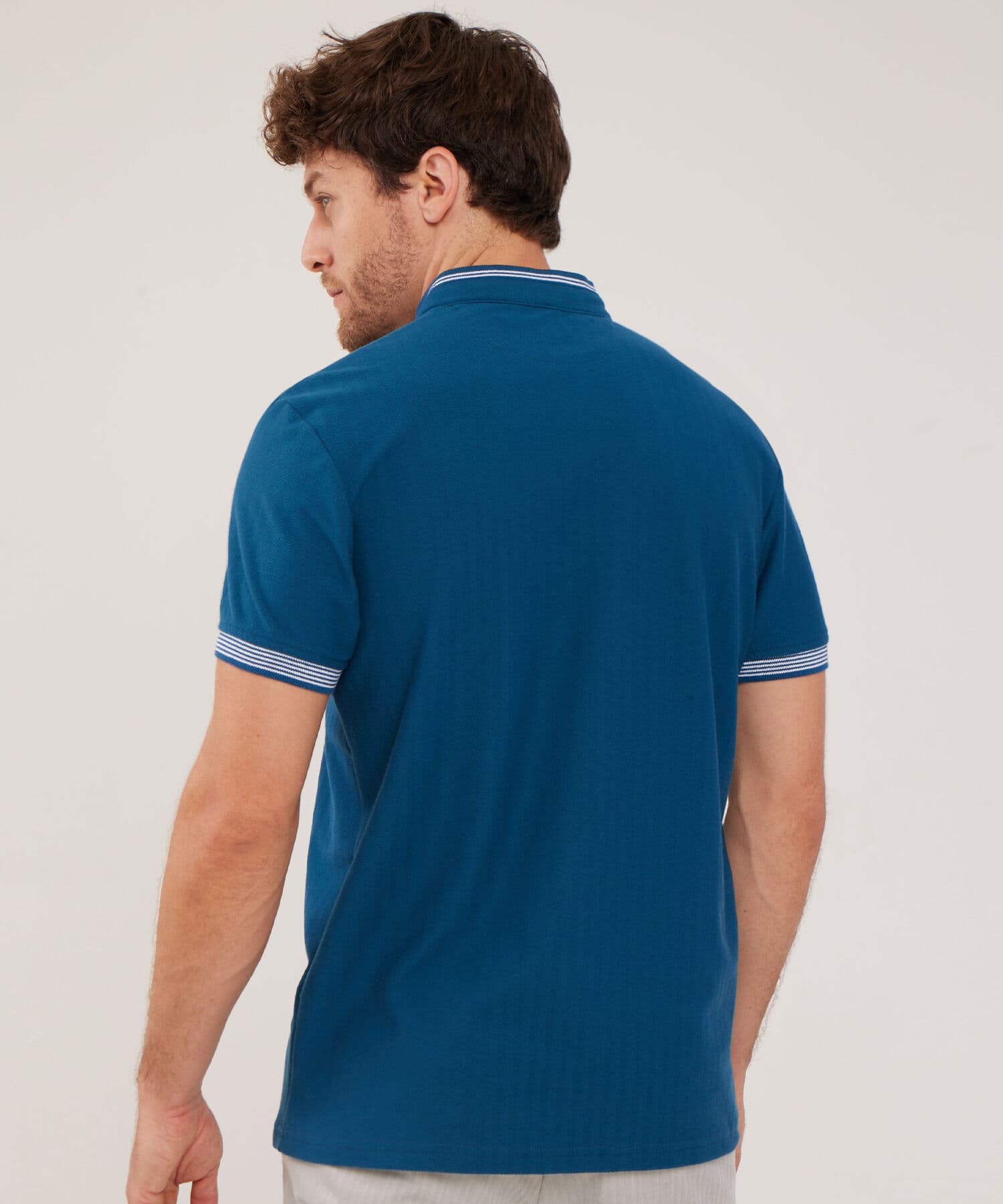 Polo Jacaranda Sastre verde oliva para hombre, vista 3