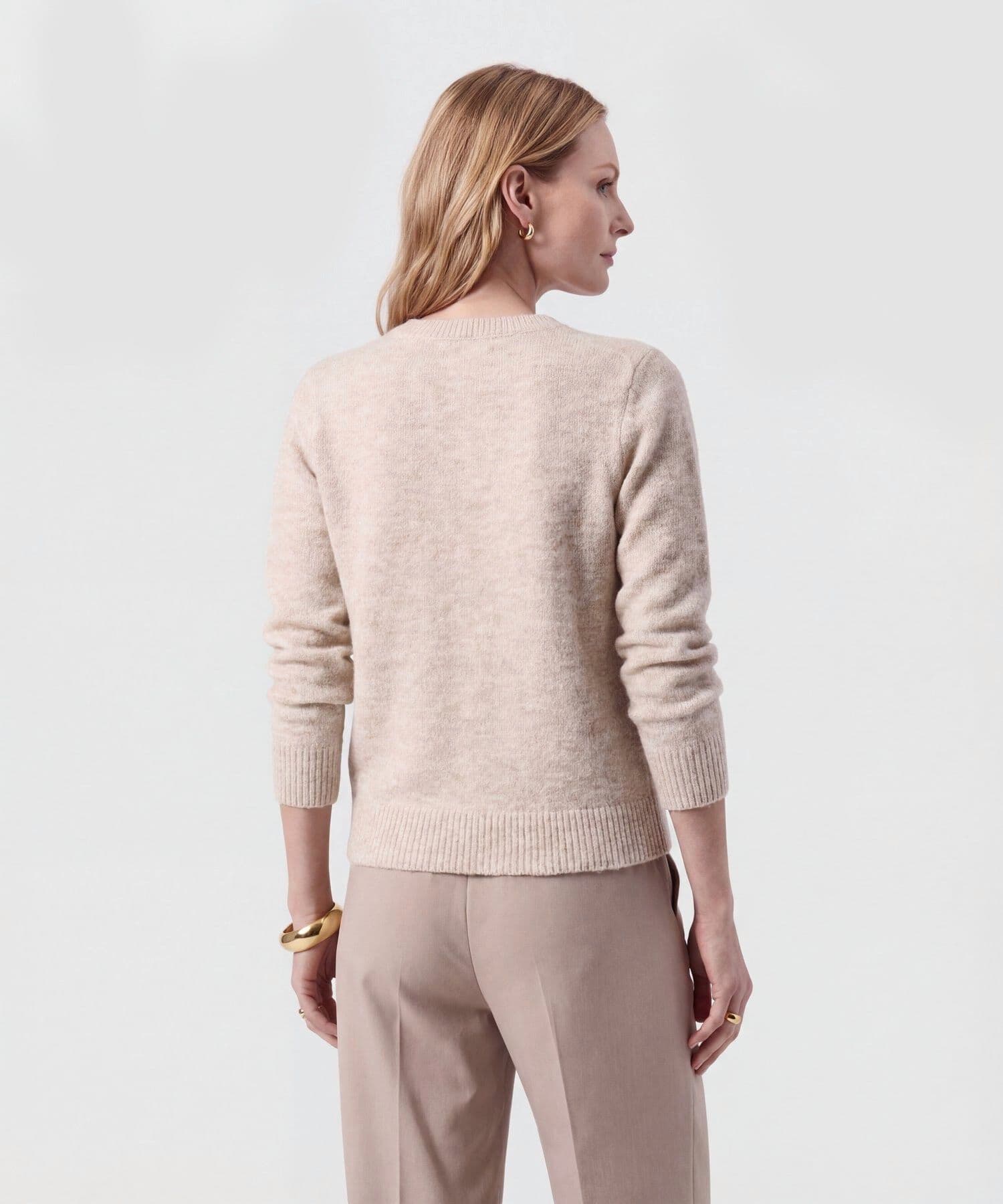 Buzo Ámbar Edición Lino arena para mujer, vista 4