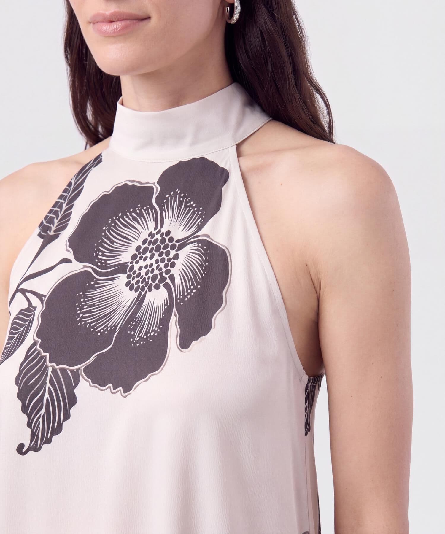 Vestido Valle de Ciudad blanco para mujer, vista 2