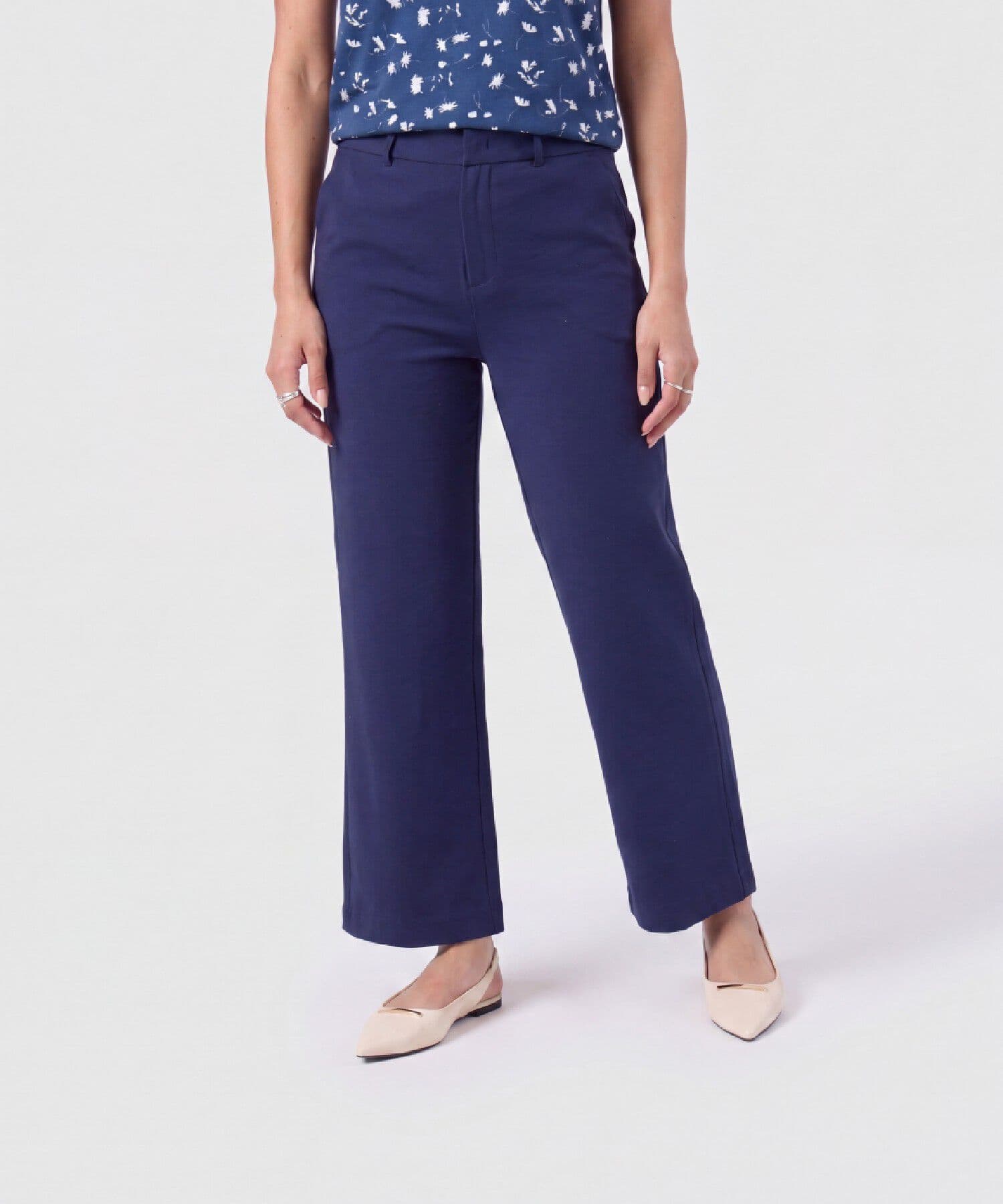 Pantalón Valentina de Ciudad azul marino para mujer, vista principal