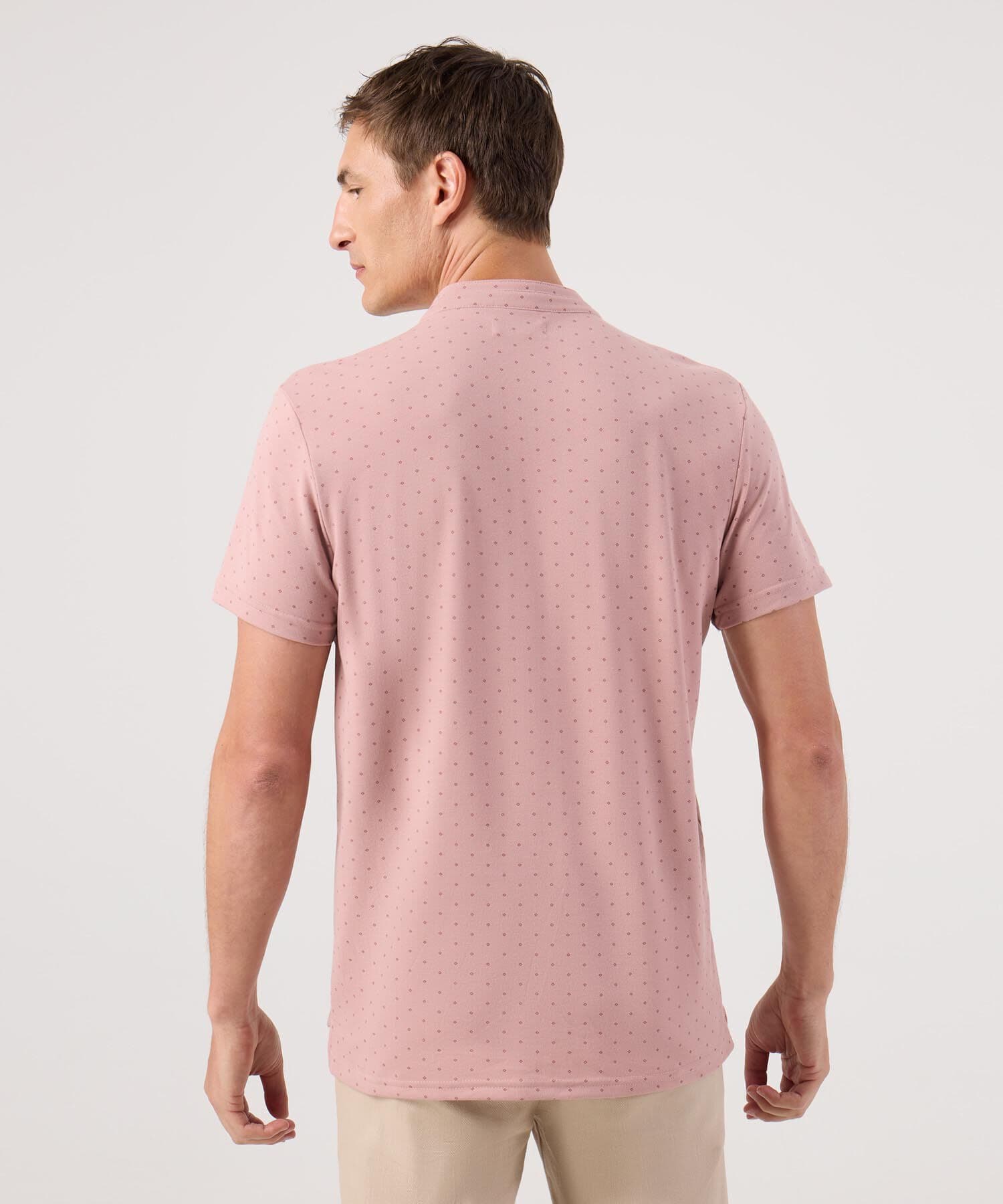 Polo Calima Contemporáneo rosa empolvado para hombre, vista 4