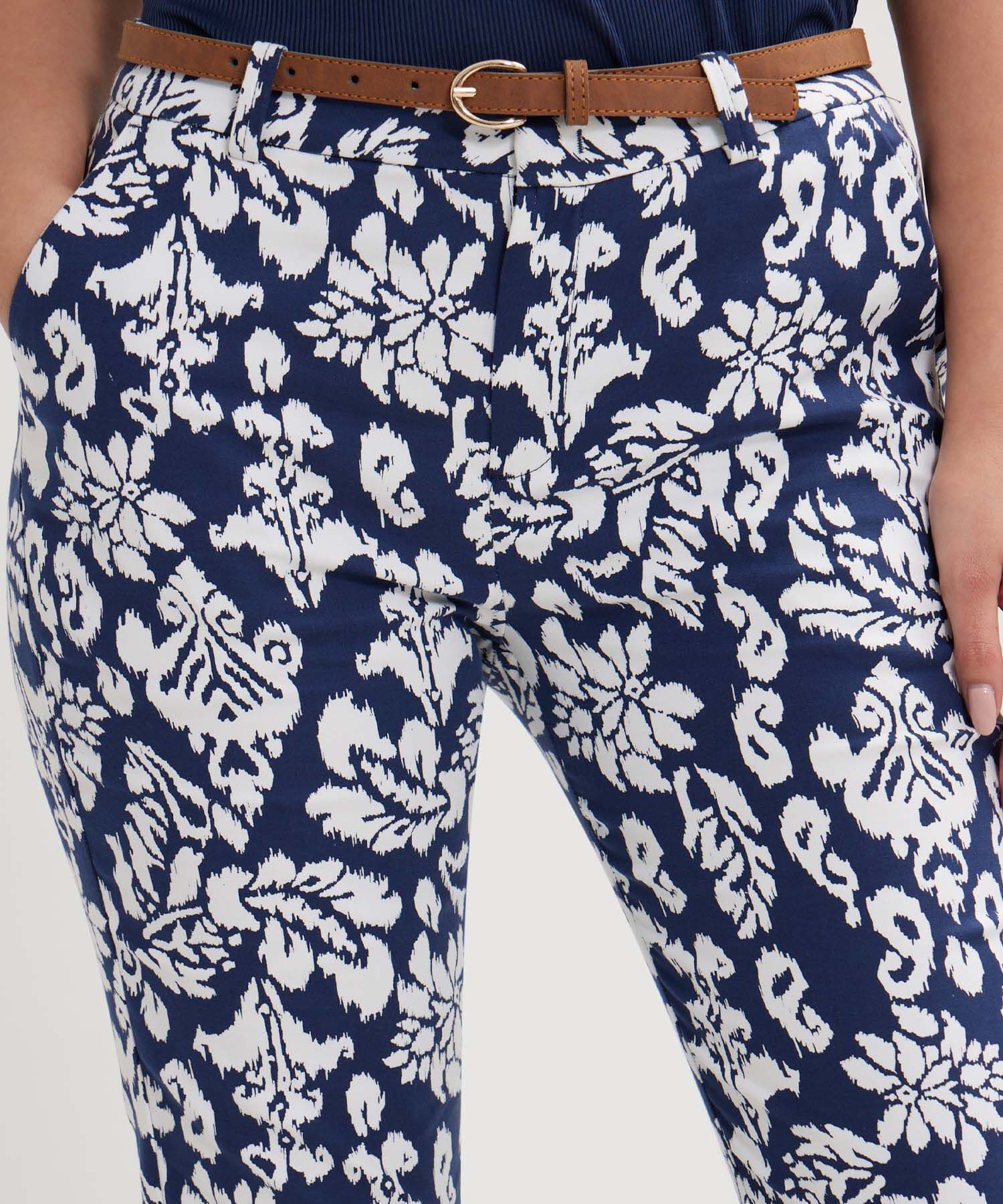 Pantalón Serena Fluido azul marino para mujer, vista 3