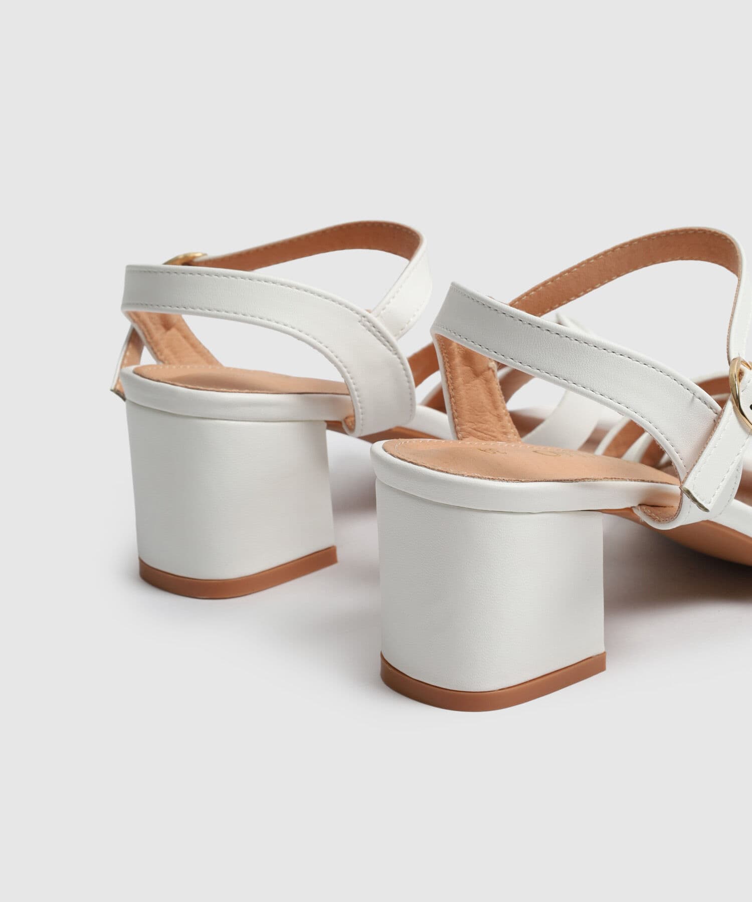 Sandalia Brisa Minimalista blanco para mujer, vista 4