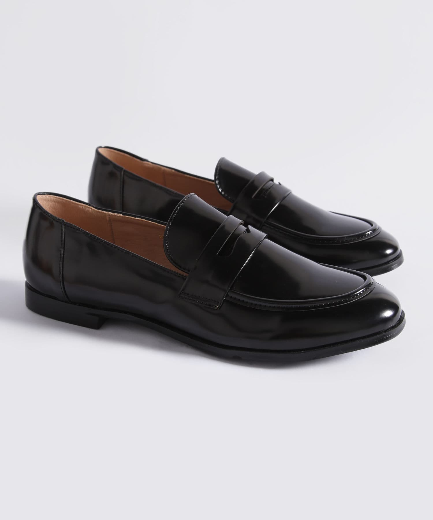 Mocasines Valentina Minimalista negro para mujer, vista principal