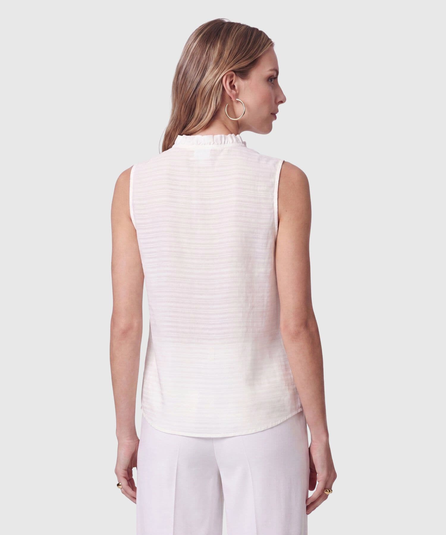 Blusa Laguna Urbano blanco para mujer, vista 4