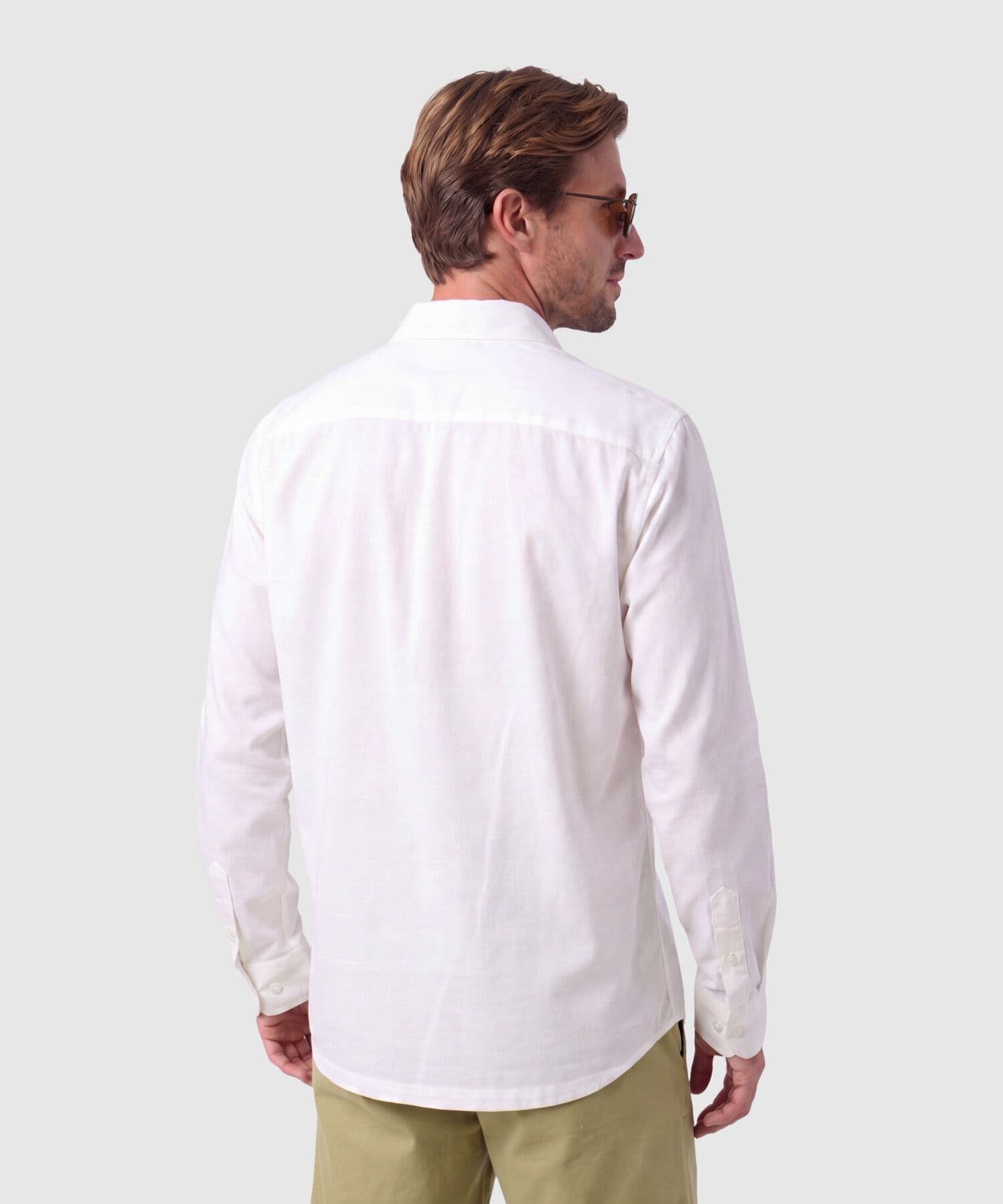 Camisa Cobalto de Día blanco para hombre, vista 4