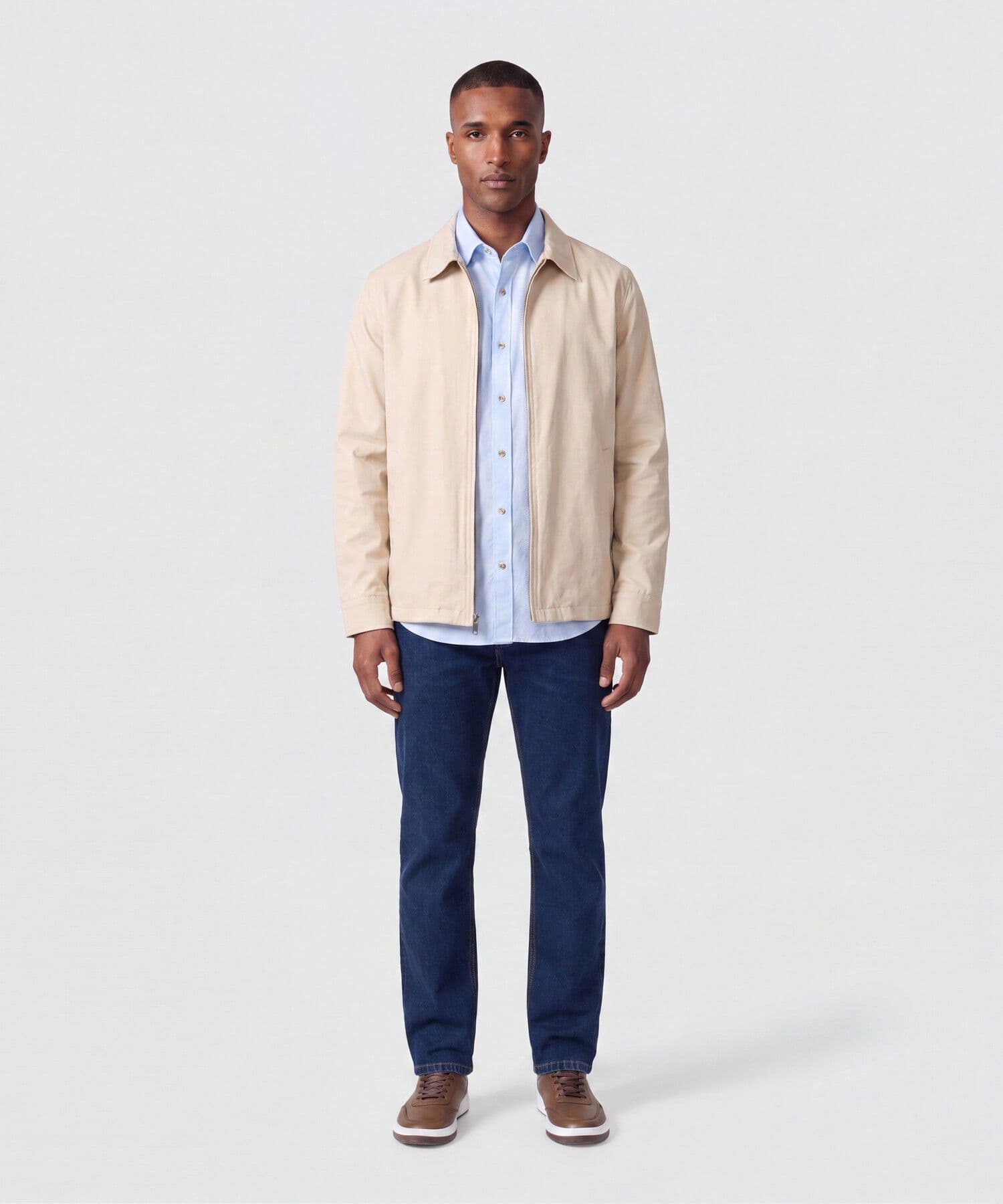 Chaqueta Renata Suave café para hombre, vista 2