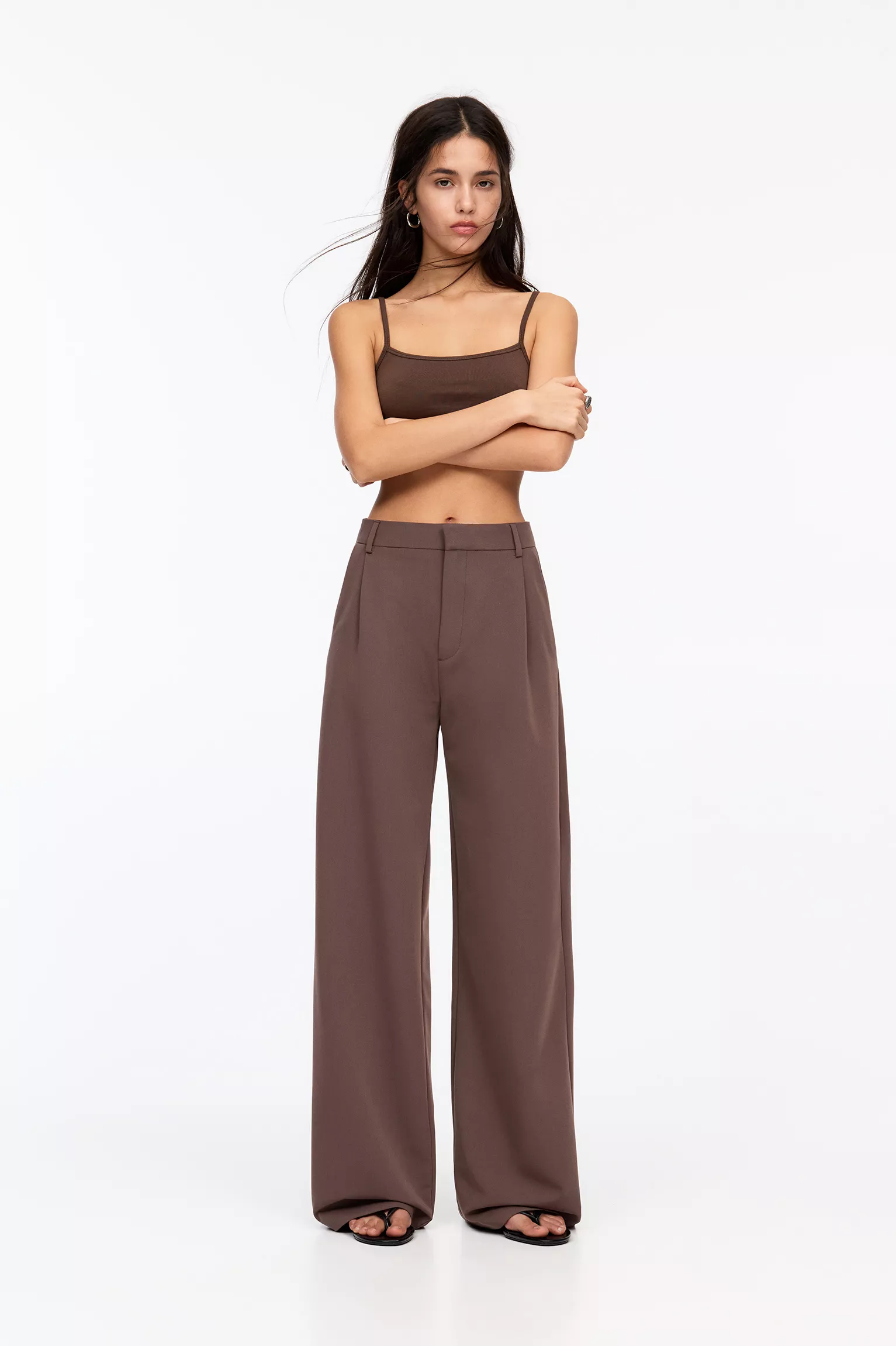 Pantalón Selva Contemporáneo gris humo para mujer, vista principal
